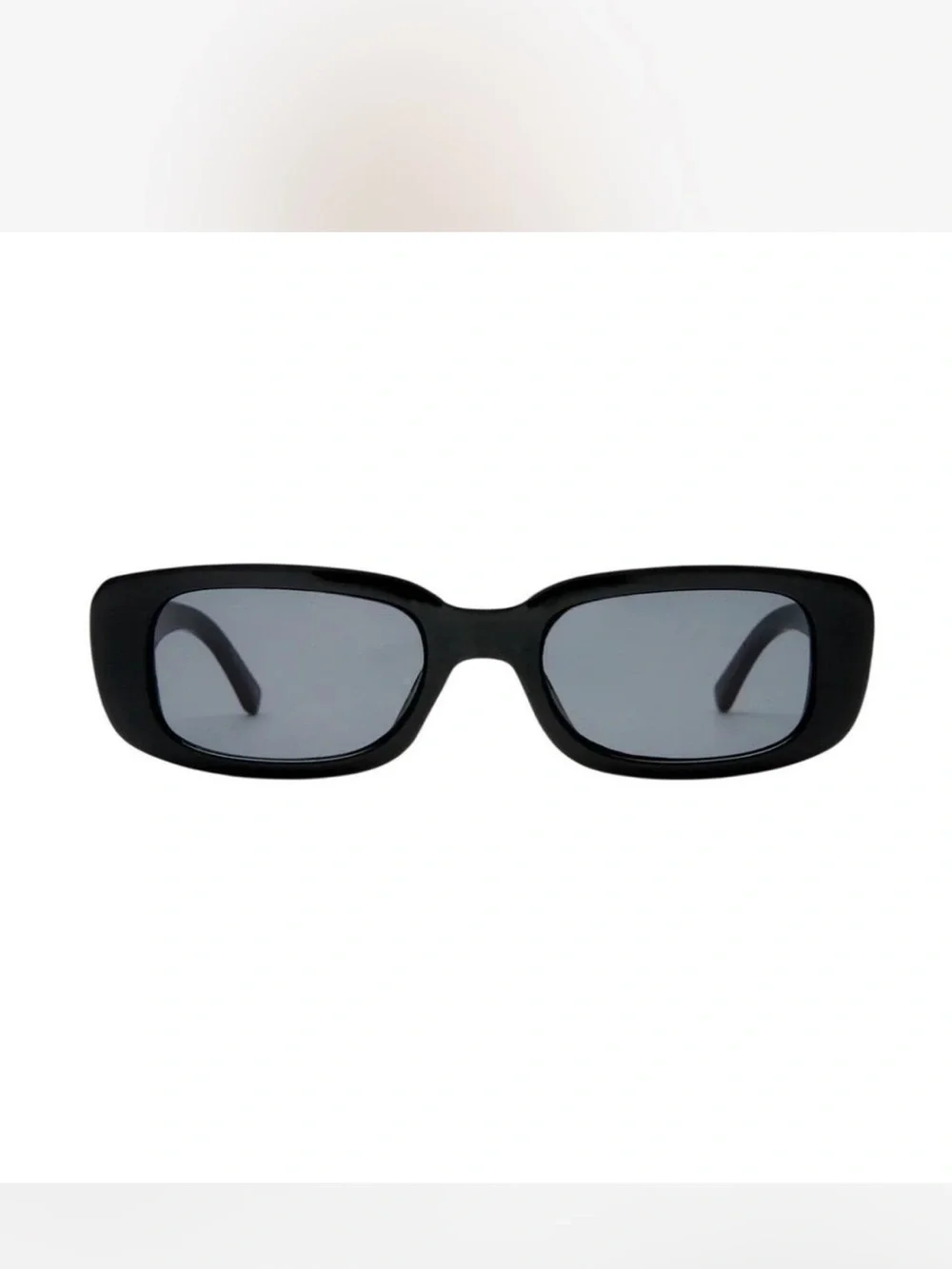 AIRE Ceres V2 Black Rectangular Sunglasses 2122526 Smoke Lens NWOB